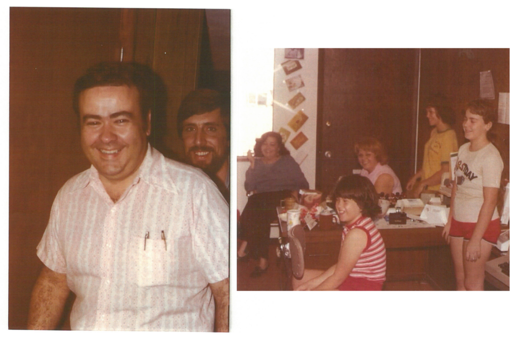 Victor Benitez and his family, mid-1970s
